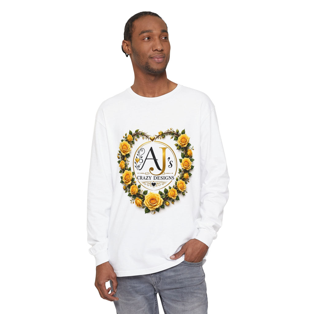 Floral Heart Logo Long Sleeve Tee