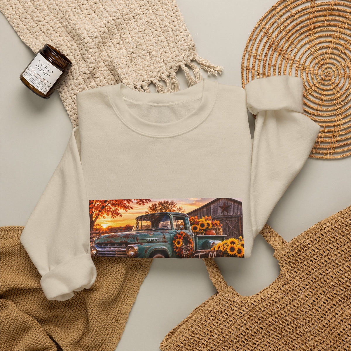 Fall Y'all Truck Sweatshirt
