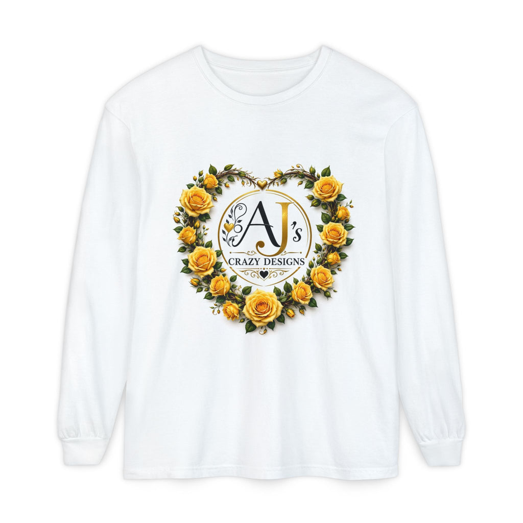 Floral Heart Logo Long Sleeve Tee