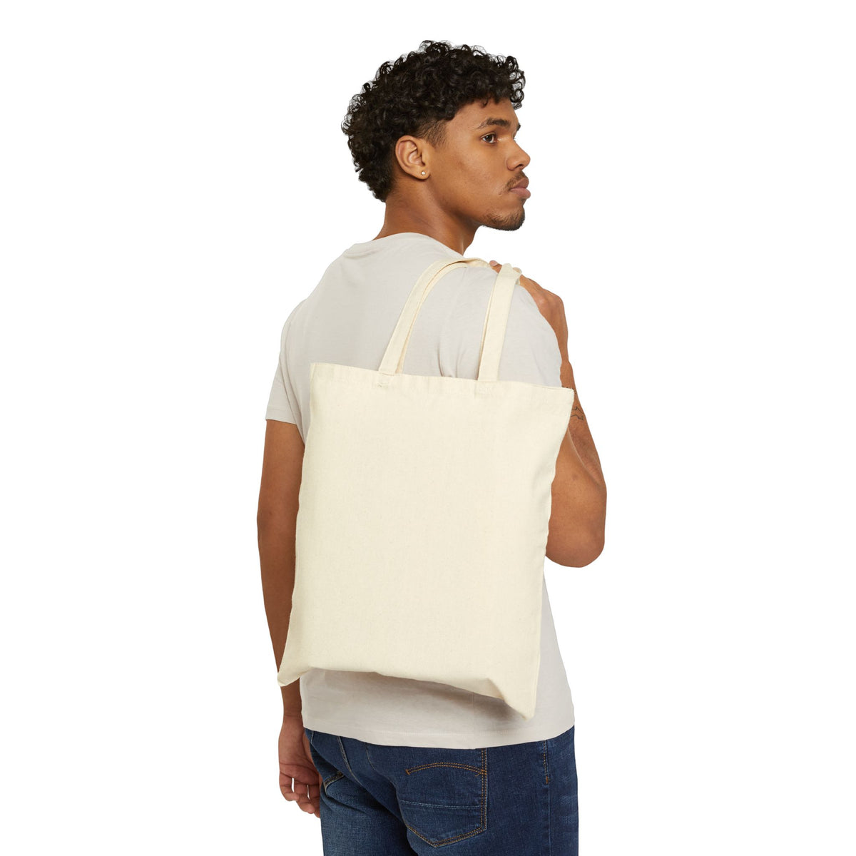Autumn Vintage Truck Tote — Fall Pumpkin & Sunflower Cotton Canvas Bag
