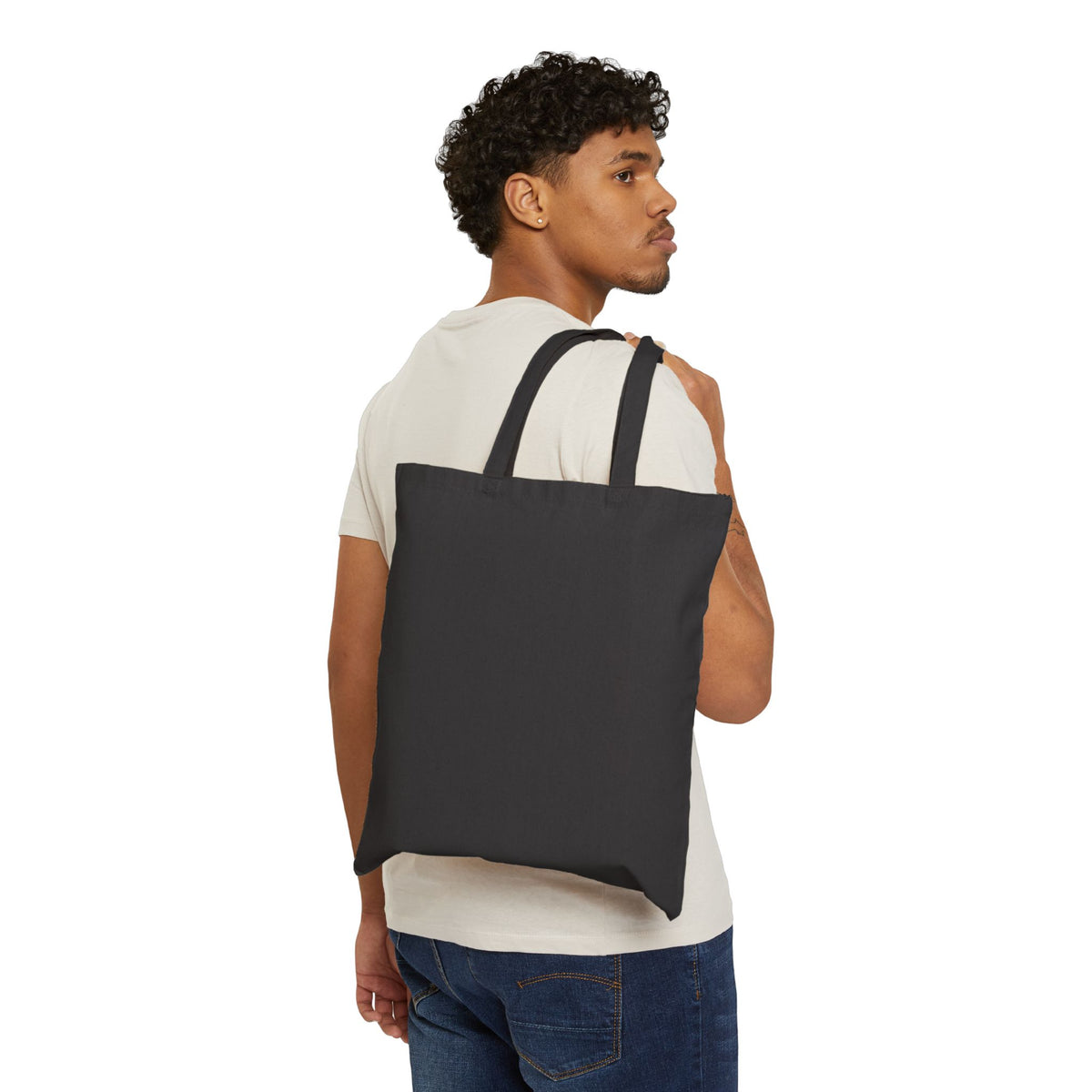 Autumn Vintage Truck Tote — Fall Pumpkin & Sunflower Cotton Canvas Bag